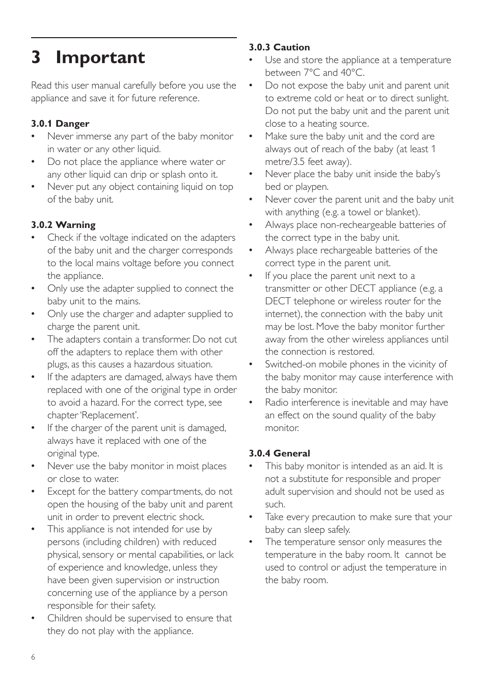 English, 3 important | Philips SCD525 User Manual | Page 6 / 252