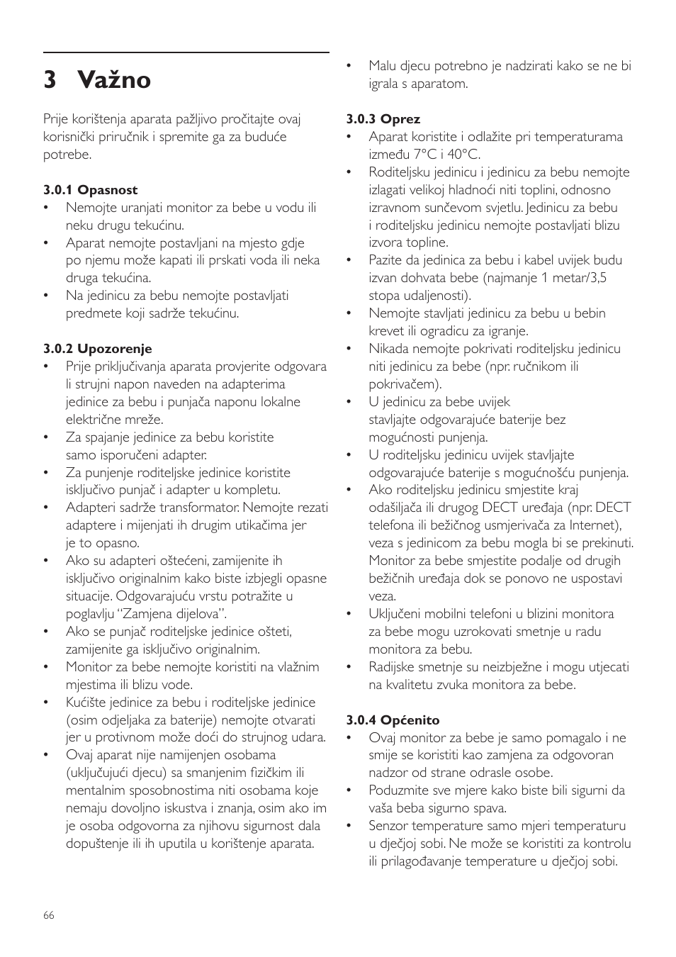 3 važno | Philips SCD525 User Manual | Page 66 / 252