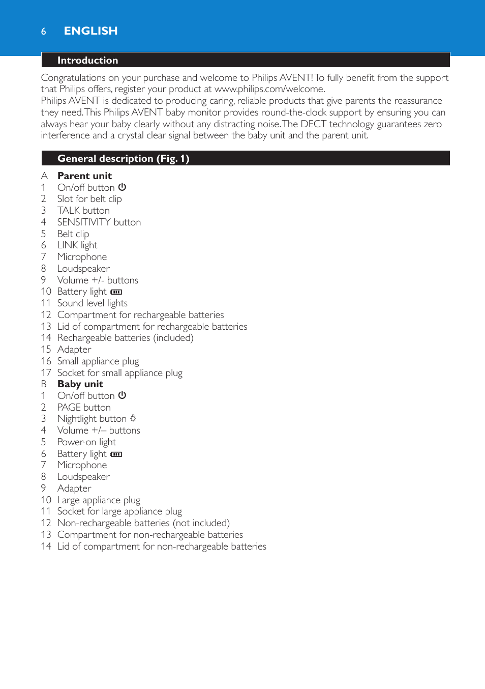 English | Philips SCD510 User Manual | Page 6 / 180