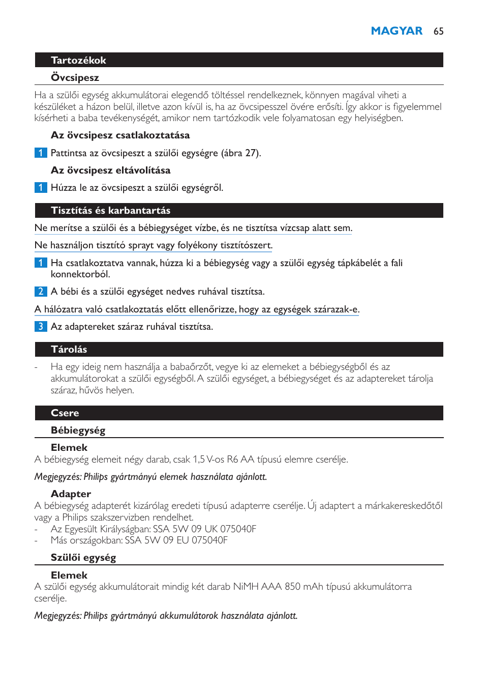 Philips SCD510 User Manual | Page 65 / 180