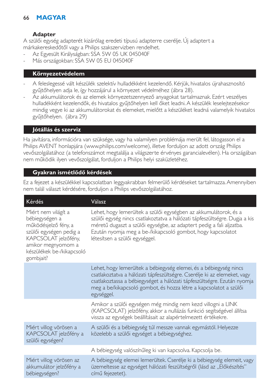 Philips SCD510 User Manual | Page 66 / 180