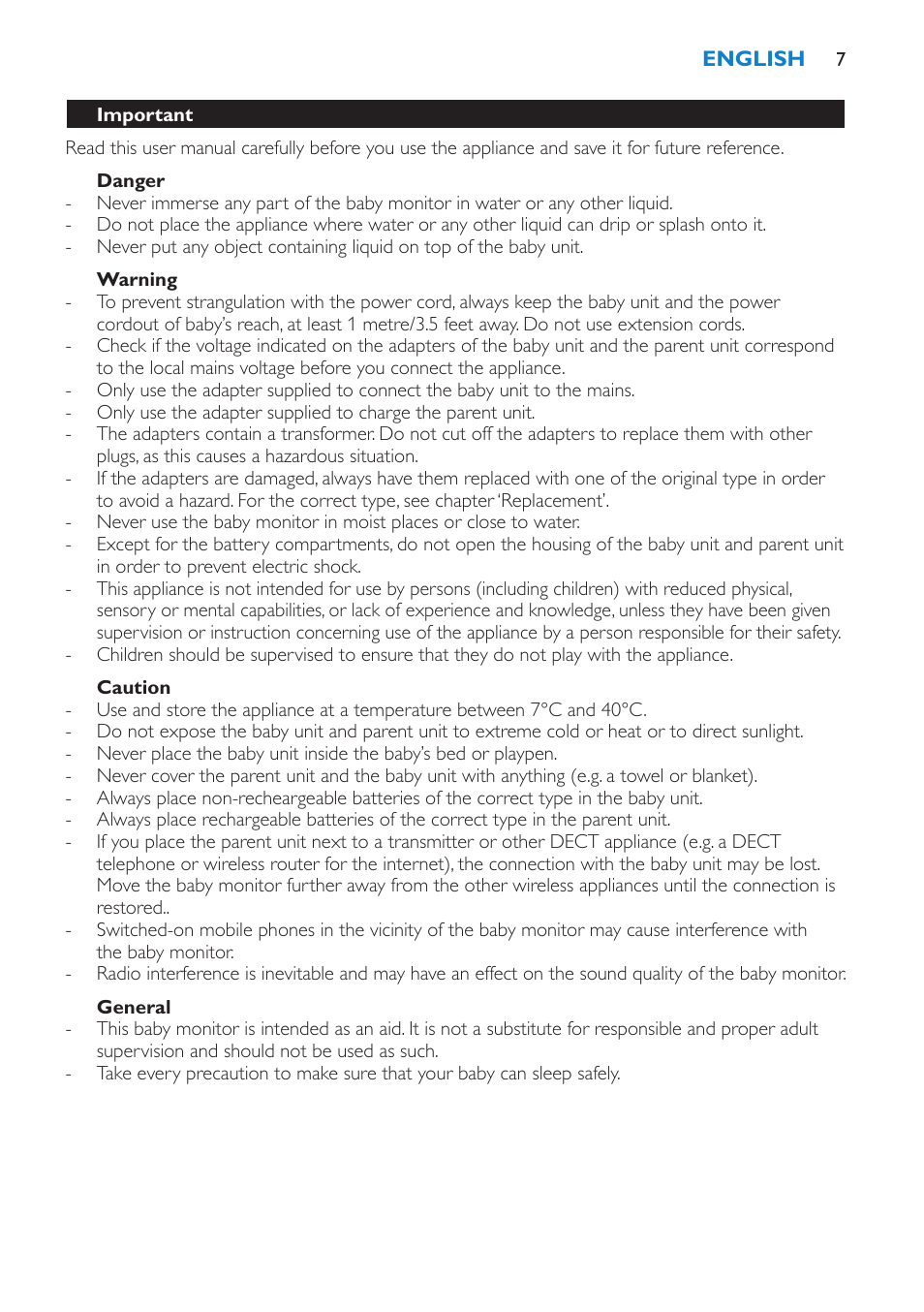 Philips SCD510 User Manual | Page 7 / 180