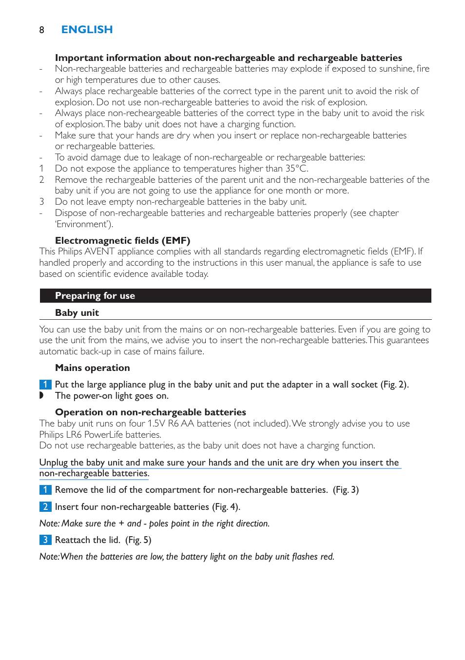 Philips SCD510 User Manual | Page 8 / 180