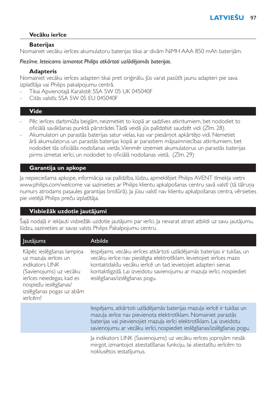 Philips SCD510 User Manual | Page 97 / 180