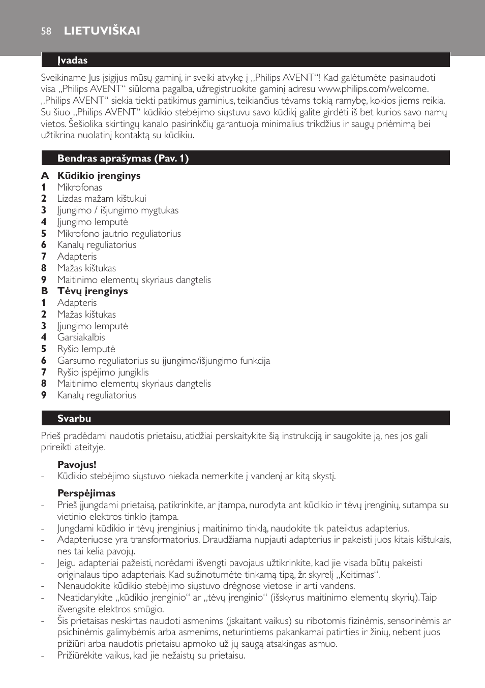 Philips SCD480 User Manual | Page 58 / 132