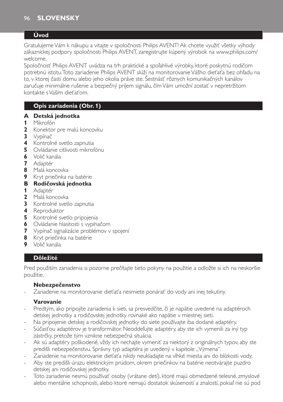 Philips SCD480 User Manual | Page 96 / 132