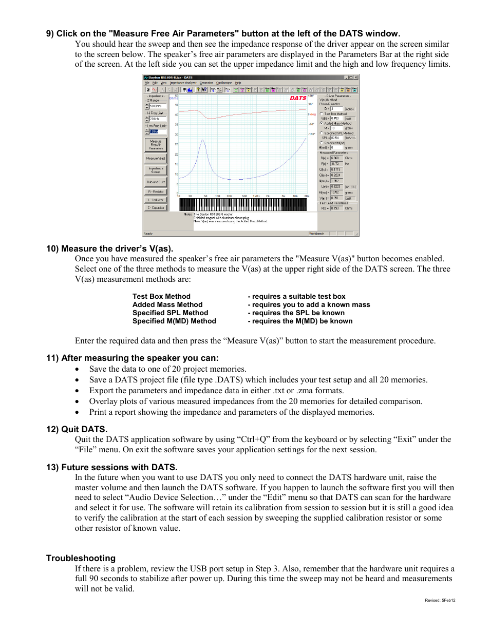 Dayton Audio DATS Dayton Audio Test System User Manual | Page 6 / 8