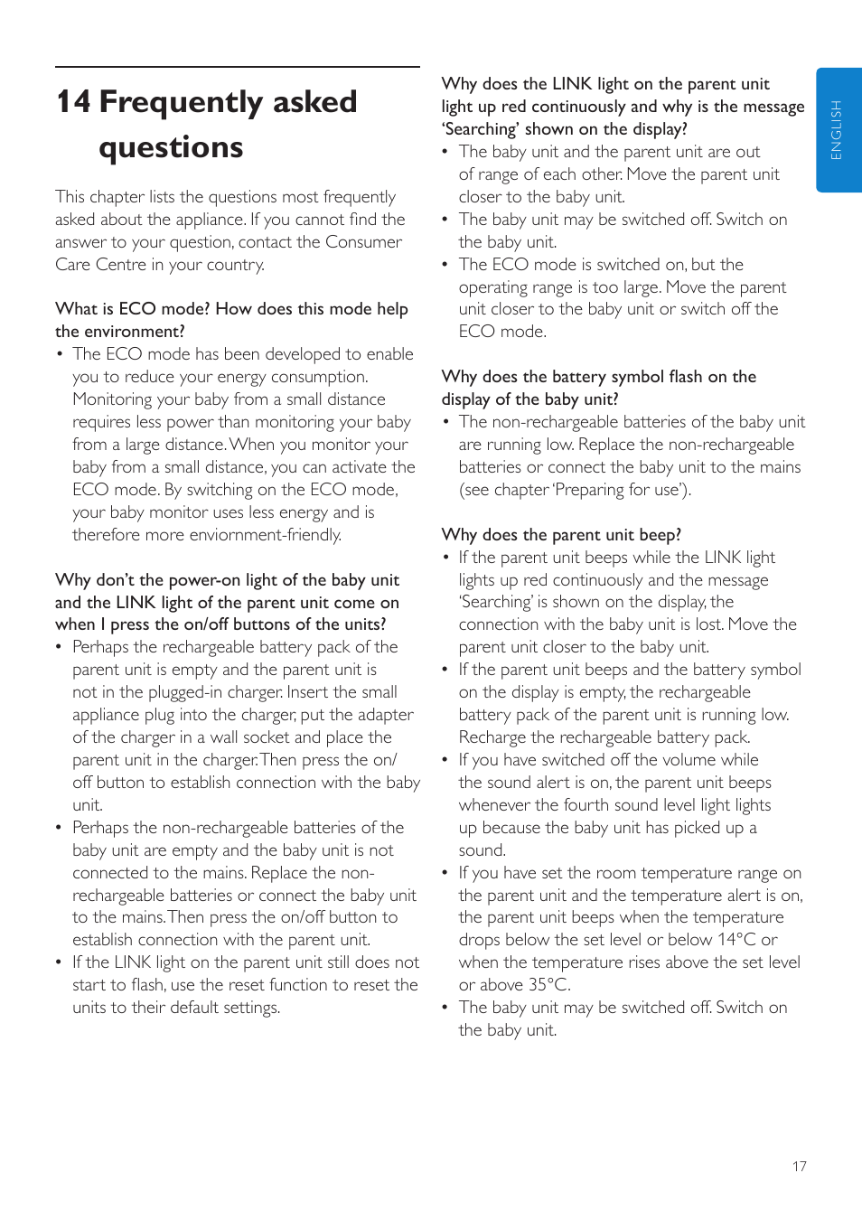 14 frequently asked questions | Philips SCD535 User Manual | Page 17 / 268