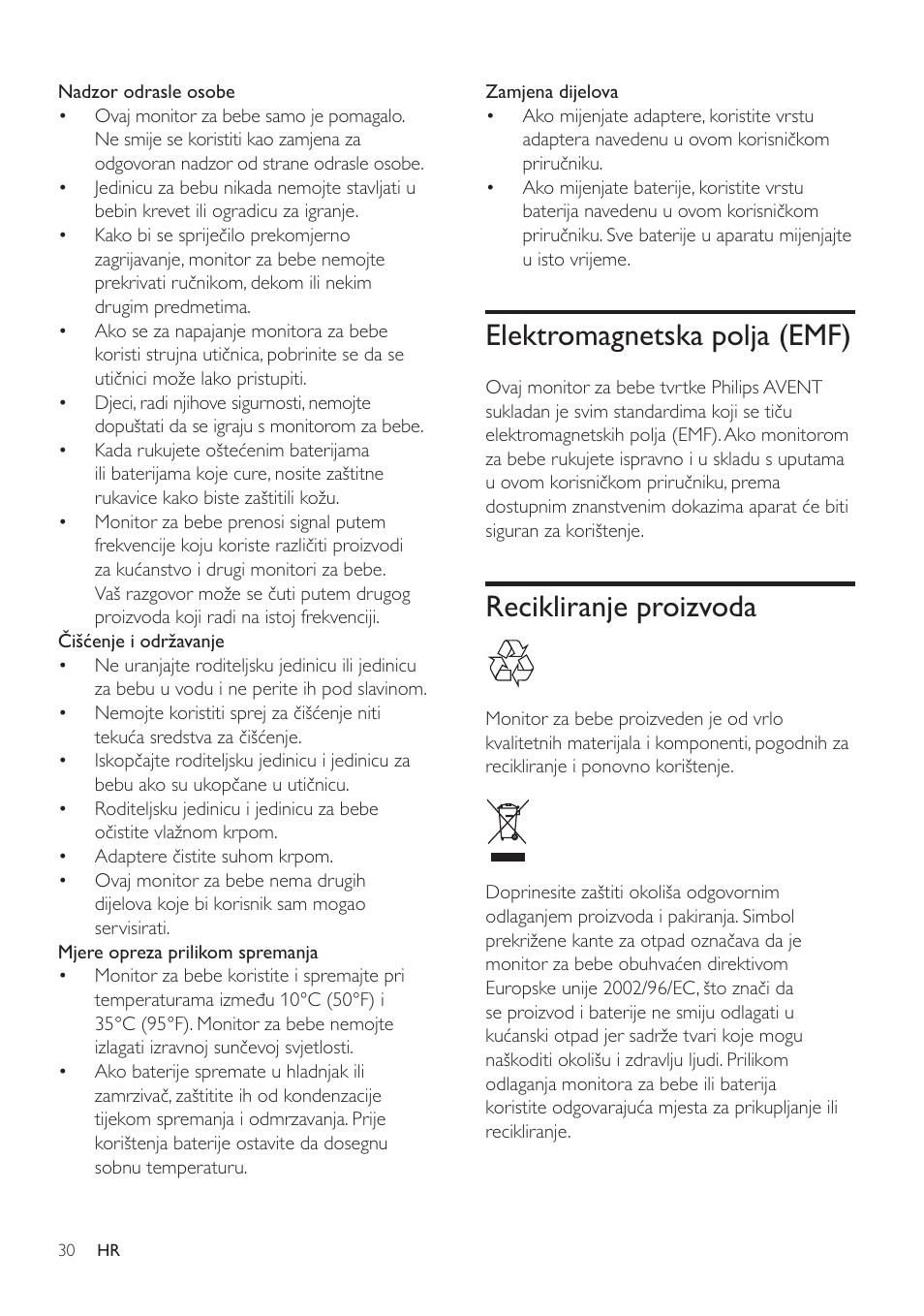 Ohnwurpdjqhwvnd sromd (0), Recikliranje proizvoda | Philips SCD485 User Manual | Page 28 / 101