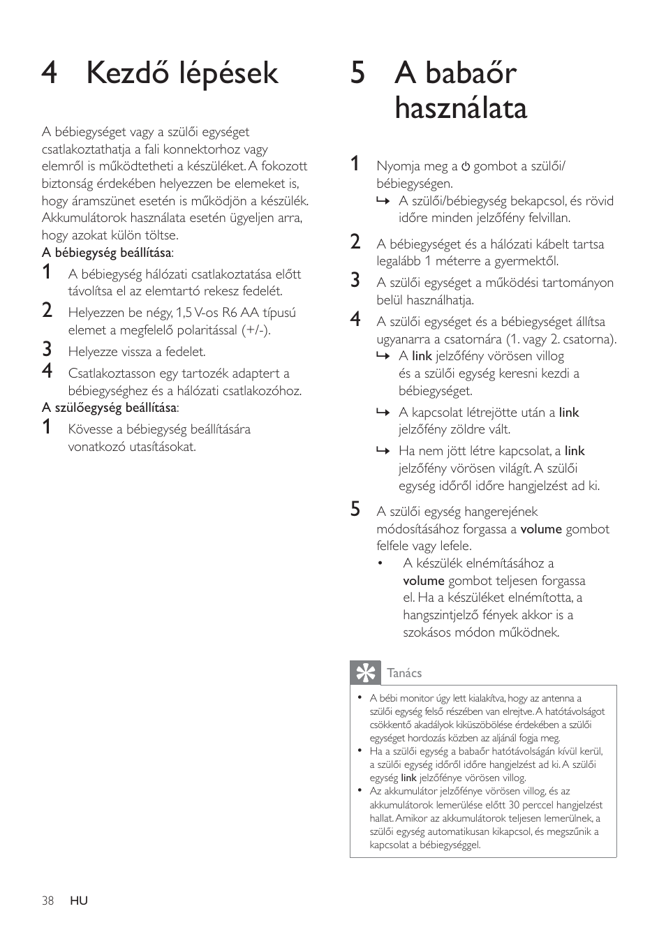 Ededŉu használata, H]gŉ opspvhn | Philips SCD485 User Manual | Page 36 / 101