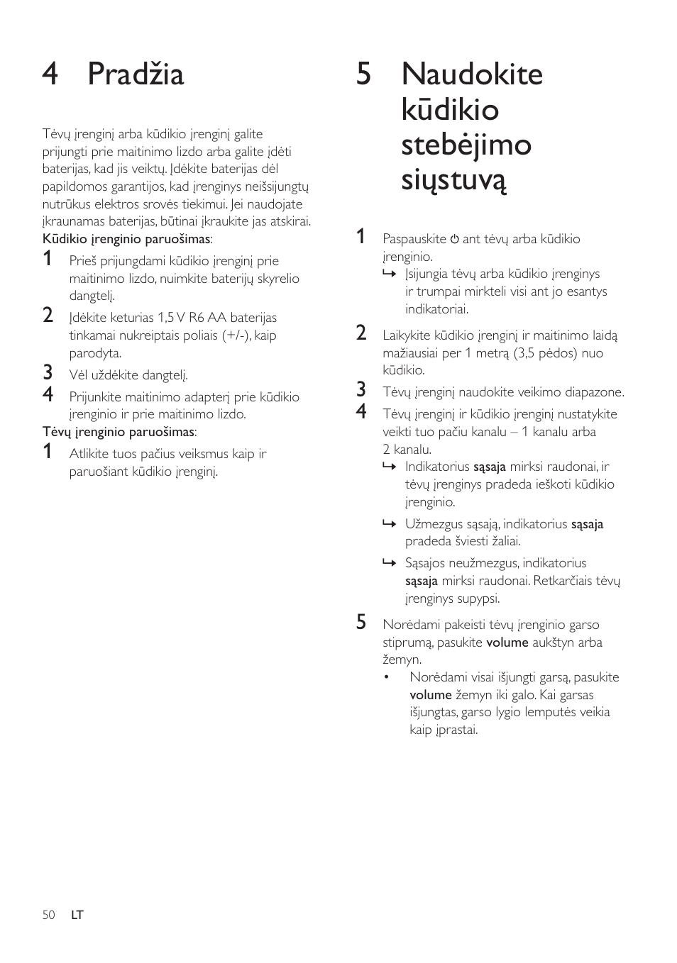 5 naudokite nşglnlr vwheēmlpr vlŧvwxyā, 3udgçld | Philips SCD485 User Manual | Page 48 / 101