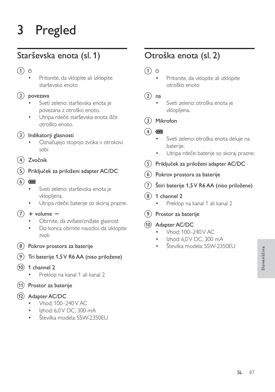 3 pregled, 2wurånd hqrwd vo, 6wduåhyvnd hqrwd vo | Philips SCD485 User Manual | Page 85 / 101