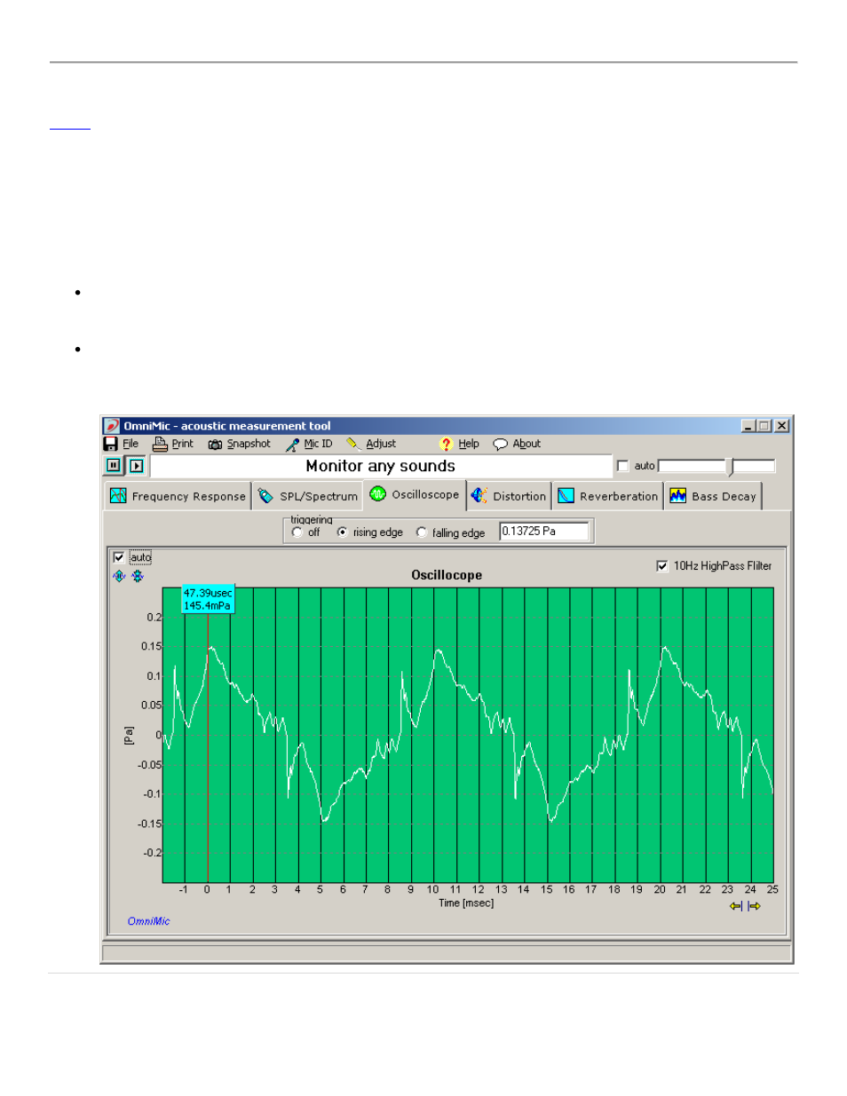 Oscilloscope | Dayton Audio OmniMic V2 Precision Measurement System User Manual | Page 35 / 61