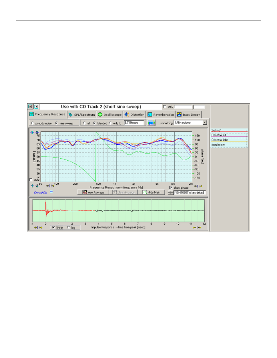 Printing graphs | Dayton Audio OmniMic V2 Precision Measurement System User Manual | Page 49 / 61