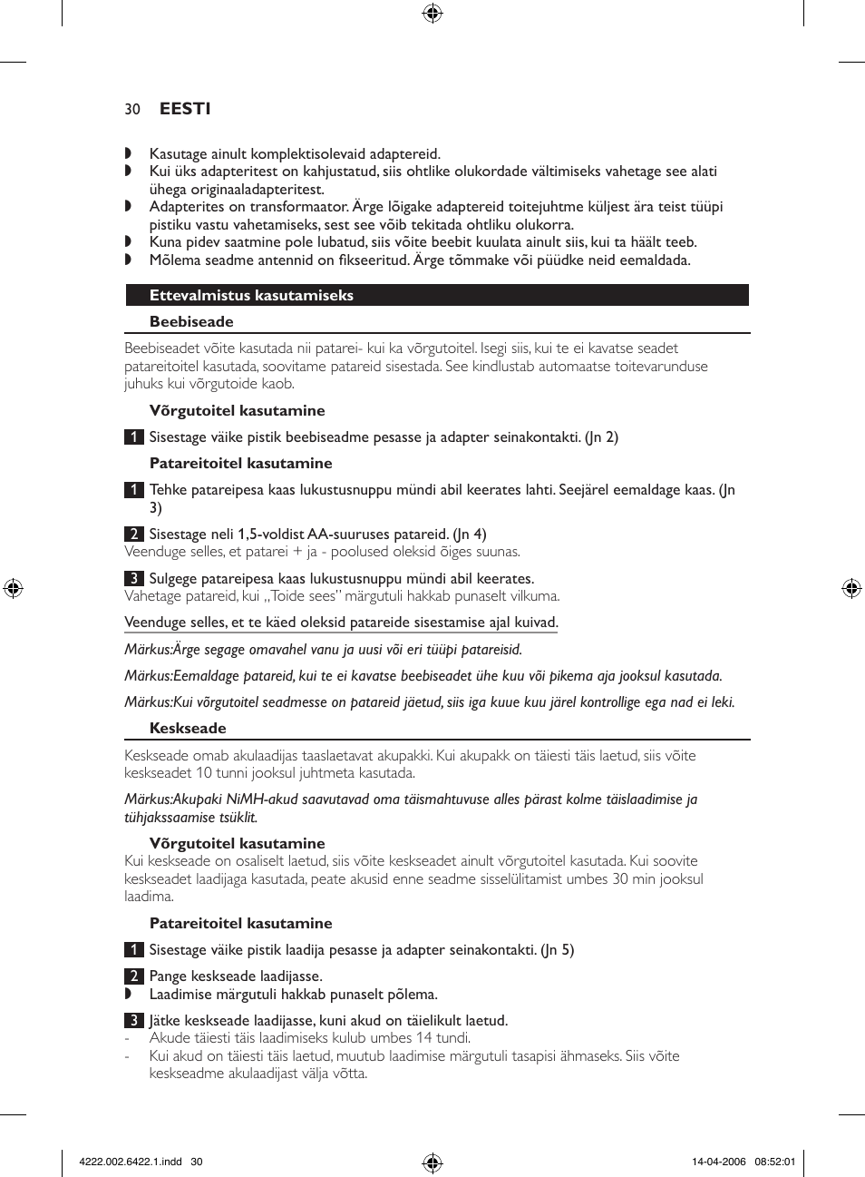 Philips SCD465 User Manual | Page 30 / 132