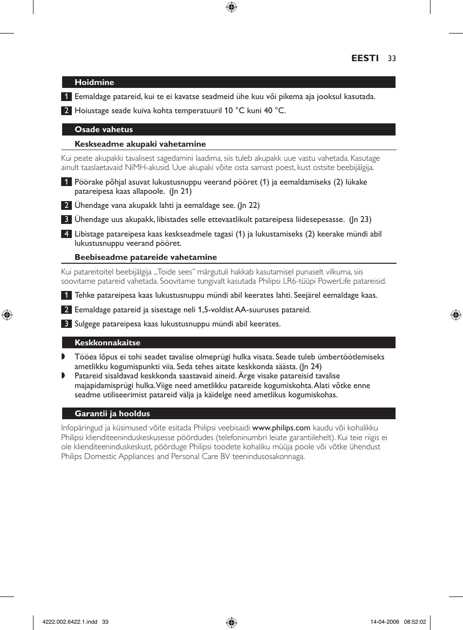 Philips SCD465 User Manual | Page 33 / 132