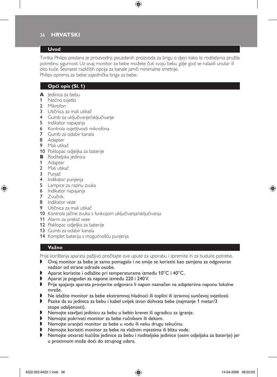 Philips SCD465 User Manual | Page 36 / 132