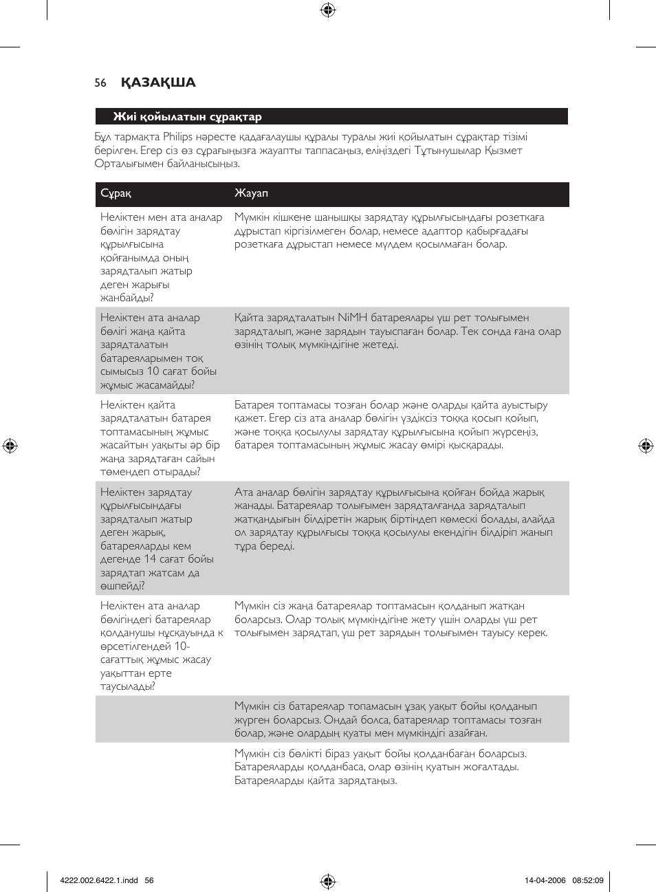 Philips SCD465 User Manual | Page 56 / 132