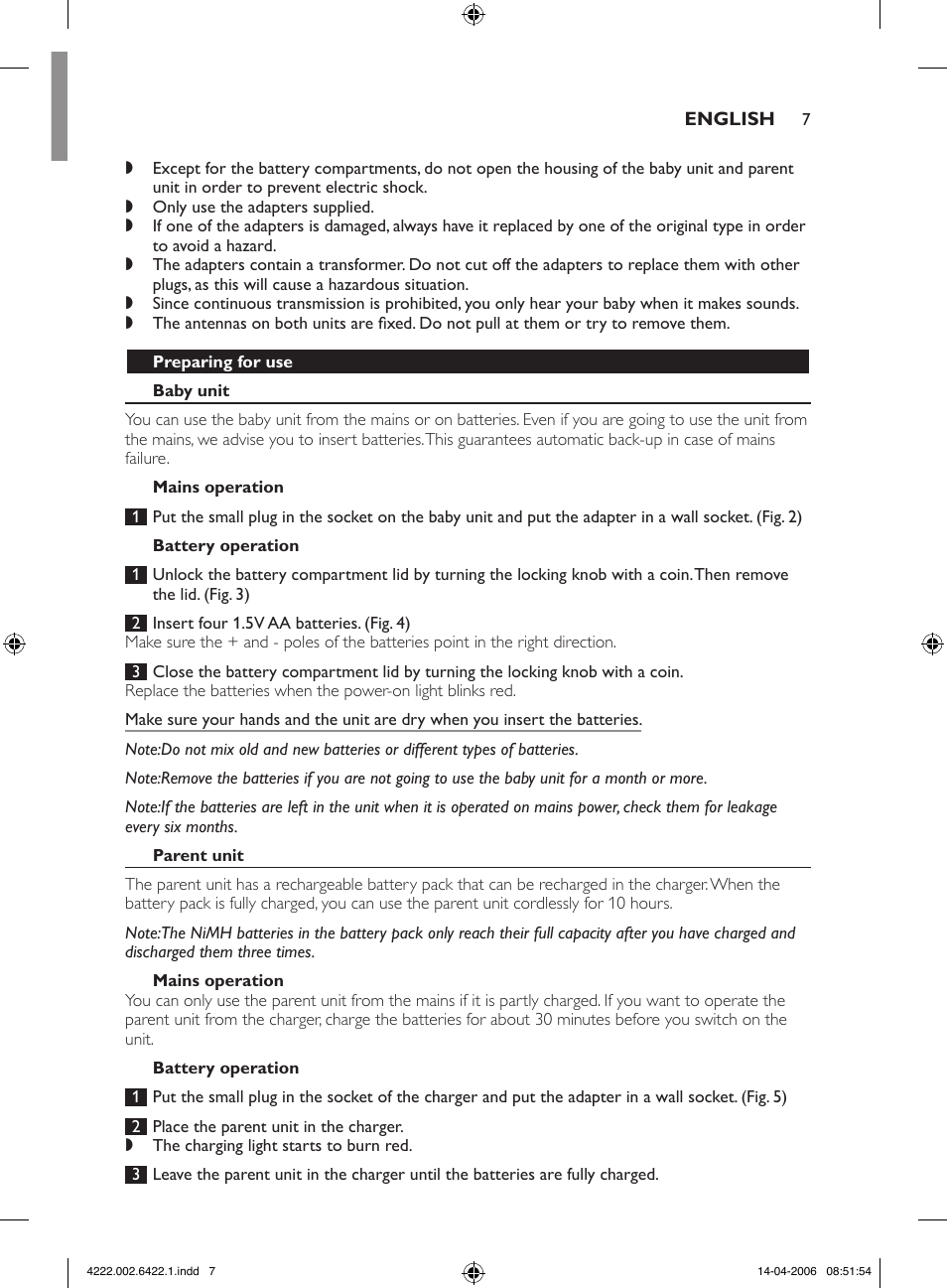 Philips SCD465 User Manual | Page 7 / 132