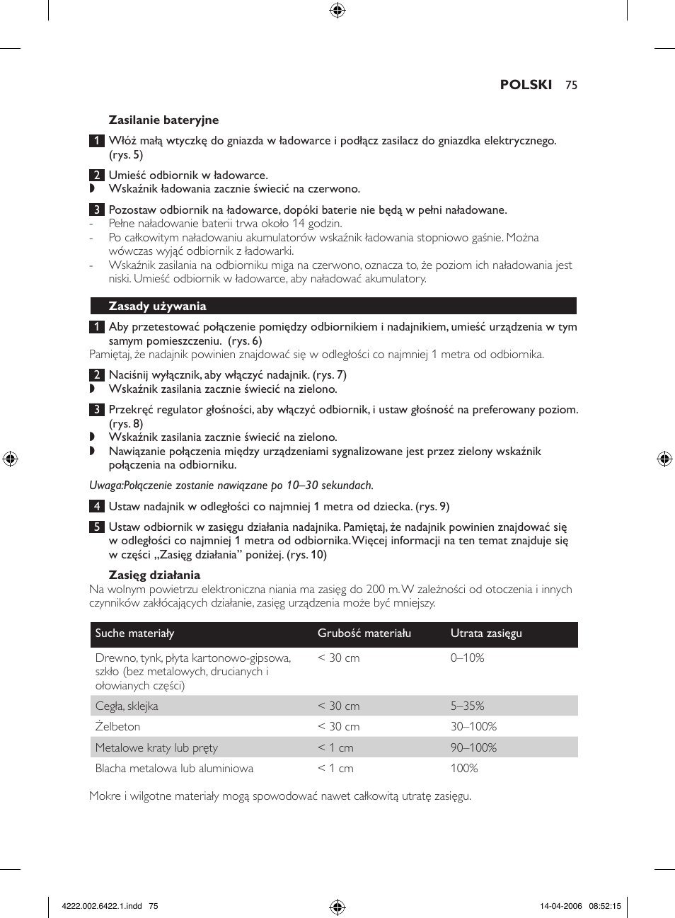 Philips SCD465 User Manual | Page 75 / 132