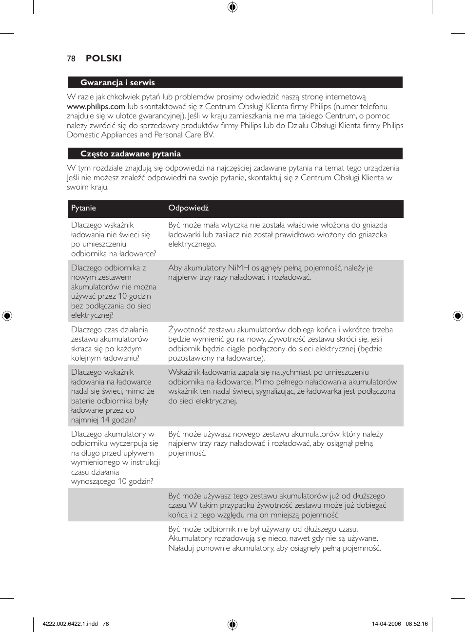 Philips SCD465 User Manual | Page 78 / 132