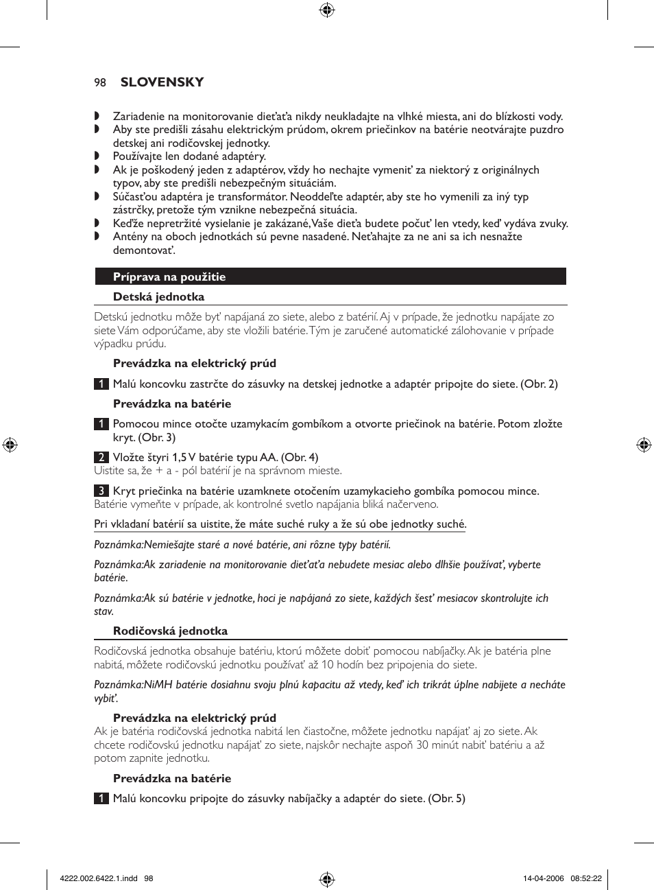 Philips SCD465 User Manual | Page 98 / 132
