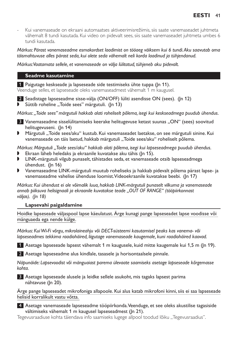 Seadme kasutamine, Lapsevahi paigaldamine | Philips SCD600 User Manual | Page 41 / 180