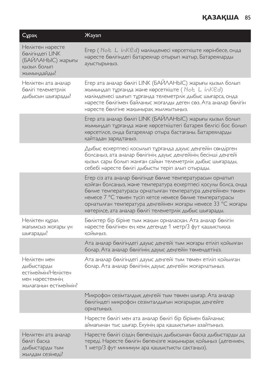 Philips MONITOR SCD489 User Manual | Page 85 / 196