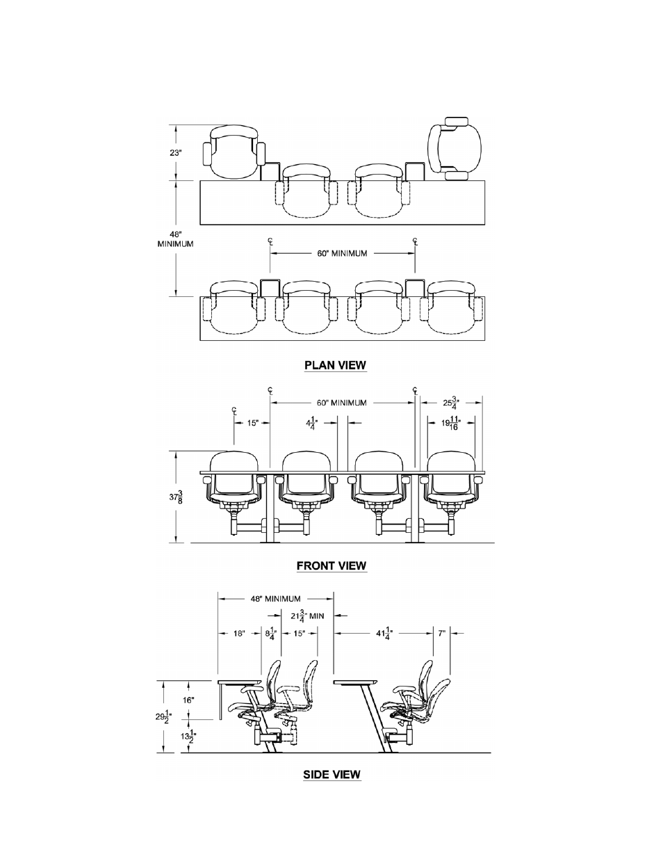 Theatre Solution Jury Base Seating User Manual | Page 14 / 73