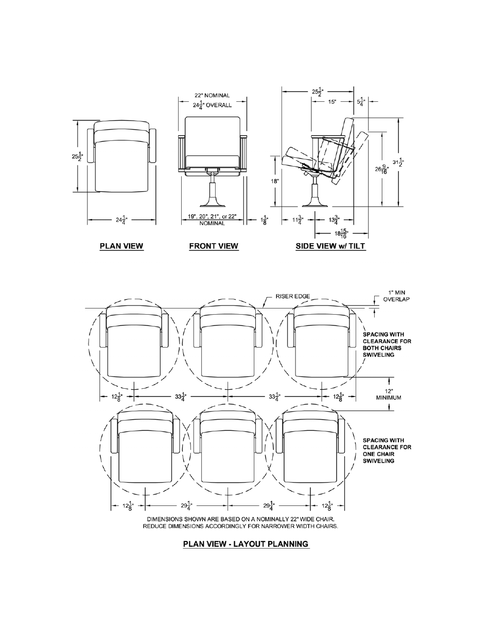 Theatre Solution Jury Base Seating User Manual | Page 45 / 73