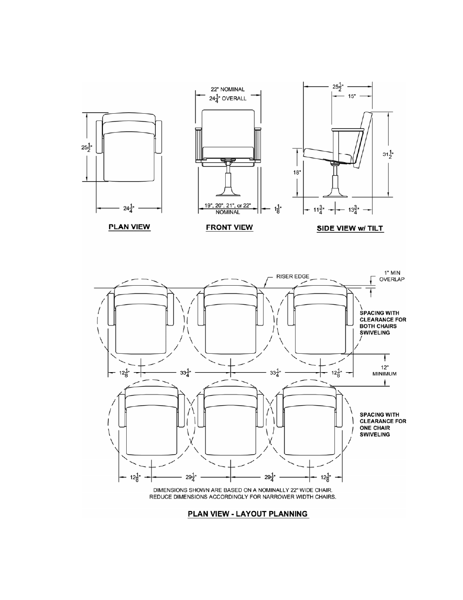Theatre Solution Jury Base Seating User Manual | Page 46 / 73