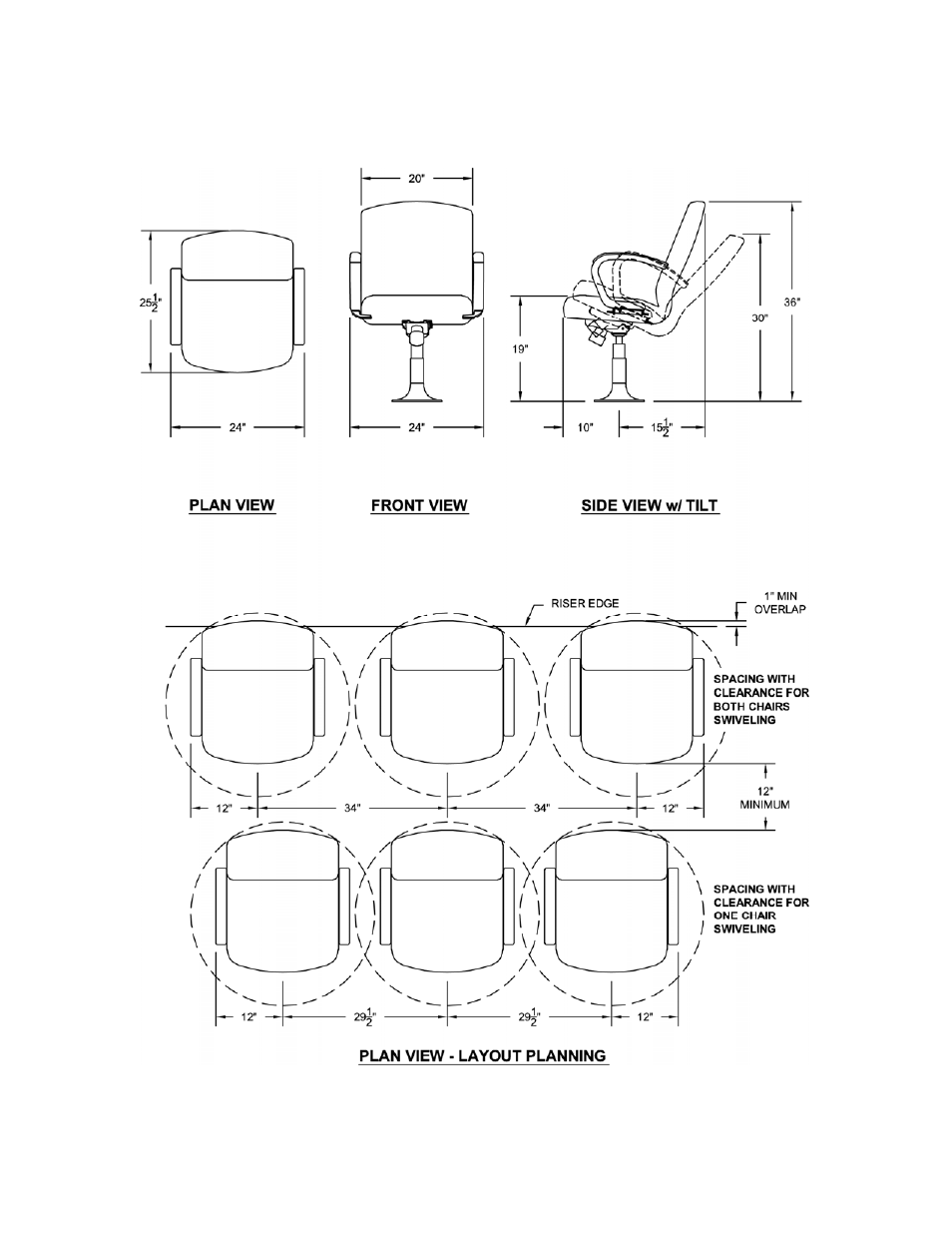 Theatre Solution Jury Base Seating User Manual | Page 49 / 73