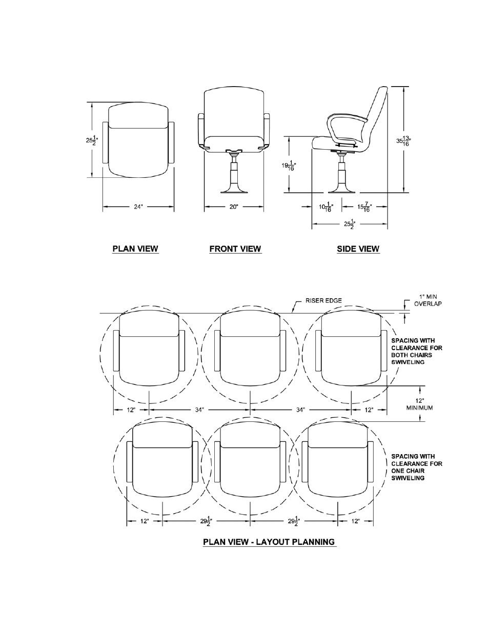 Theatre Solution Jury Base Seating User Manual | Page 50 / 73