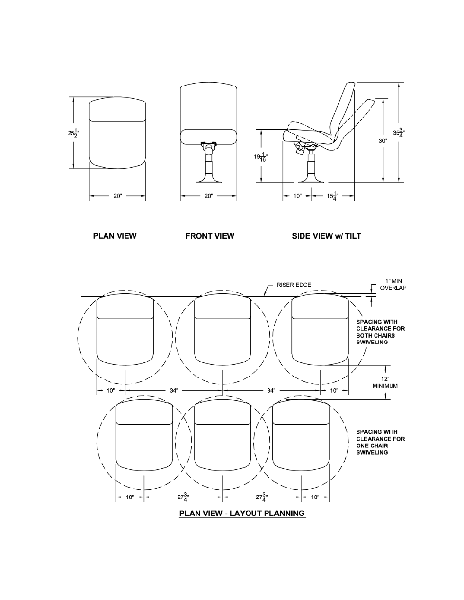 Theatre Solution Jury Base Seating User Manual | Page 51 / 73