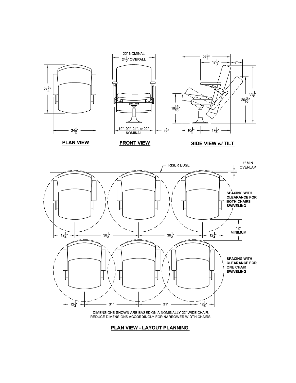 Theatre Solution Jury Base Seating User Manual | Page 53 / 73