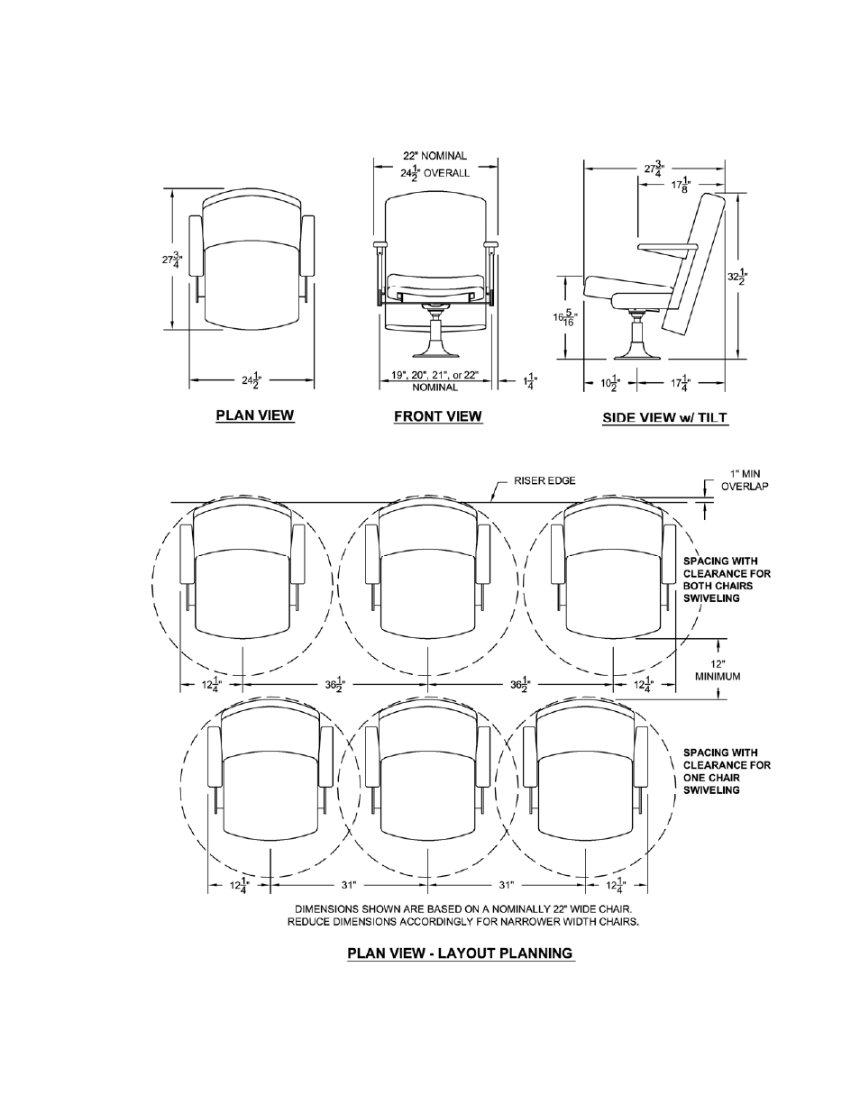 Theatre Solution Jury Base Seating User Manual | Page 54 / 73