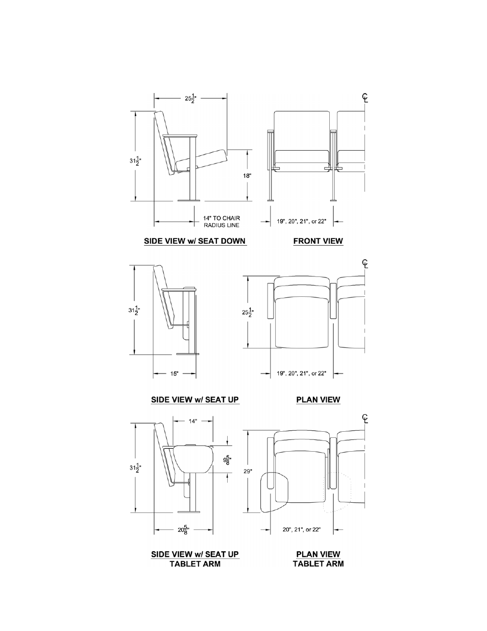 Theatre Solution Acclaim Planning Drawings User Manual | Page 2 / 5