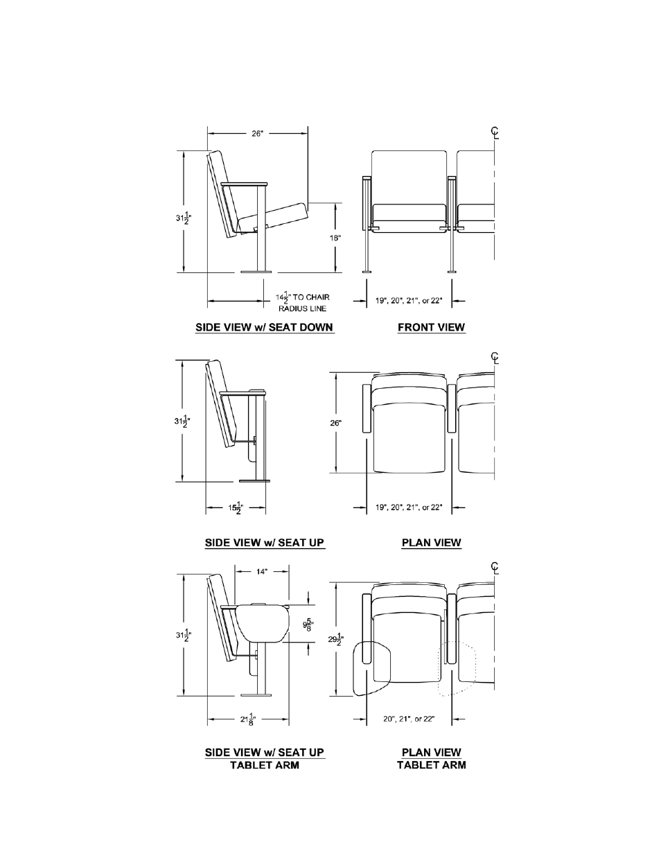 Theatre Solution Acclaim Auditorium Seating User Manual | Page 15 / 29