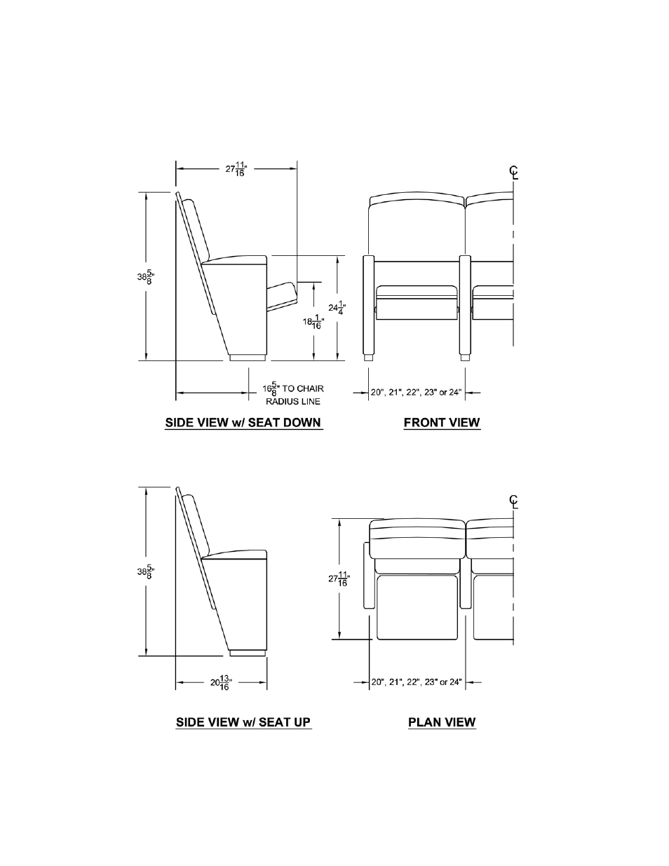 Theatre Solution Prima Planning Drawings User Manual | 7 pages