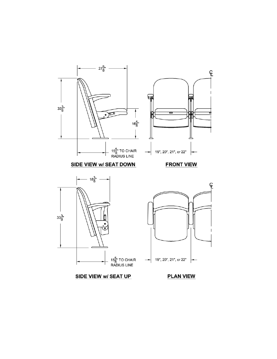 Theatre Solution Lyric Auditorium Seating User Manual | Page 15 / 28