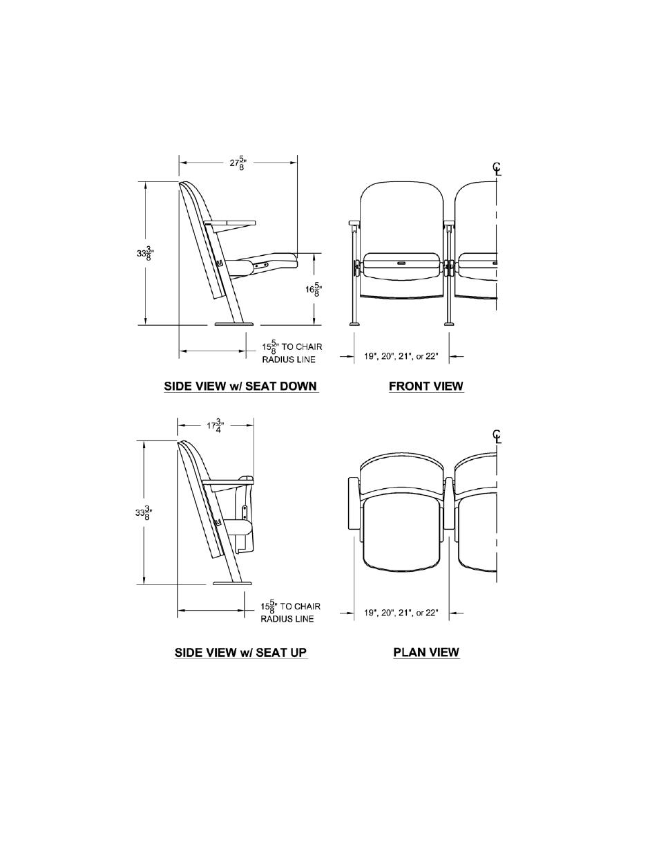 Theatre Solution Lyric Auditorium Seating User Manual | Page 16 / 28