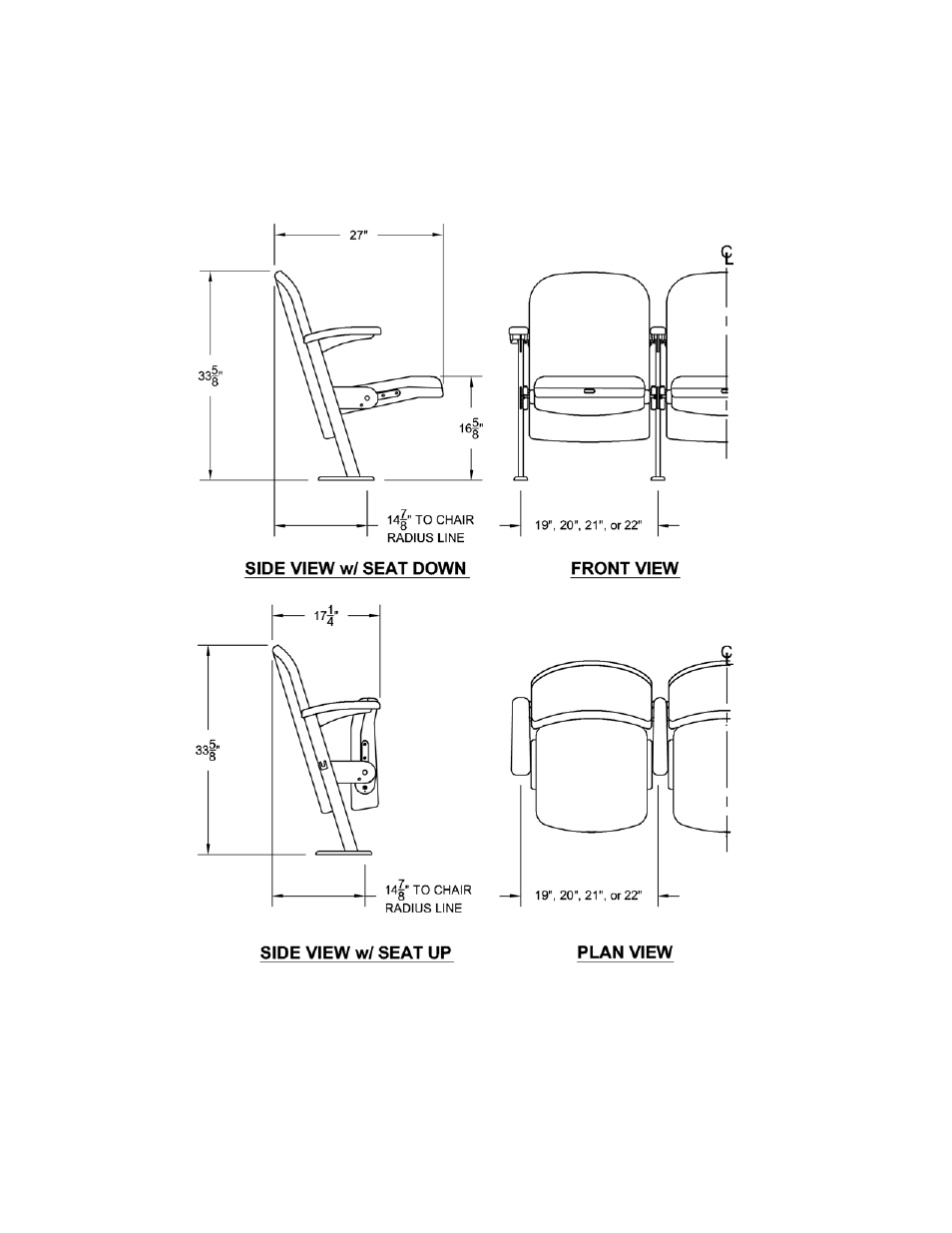Theatre Solution Lyric Auditorium Seating User Manual | Page 17 / 28