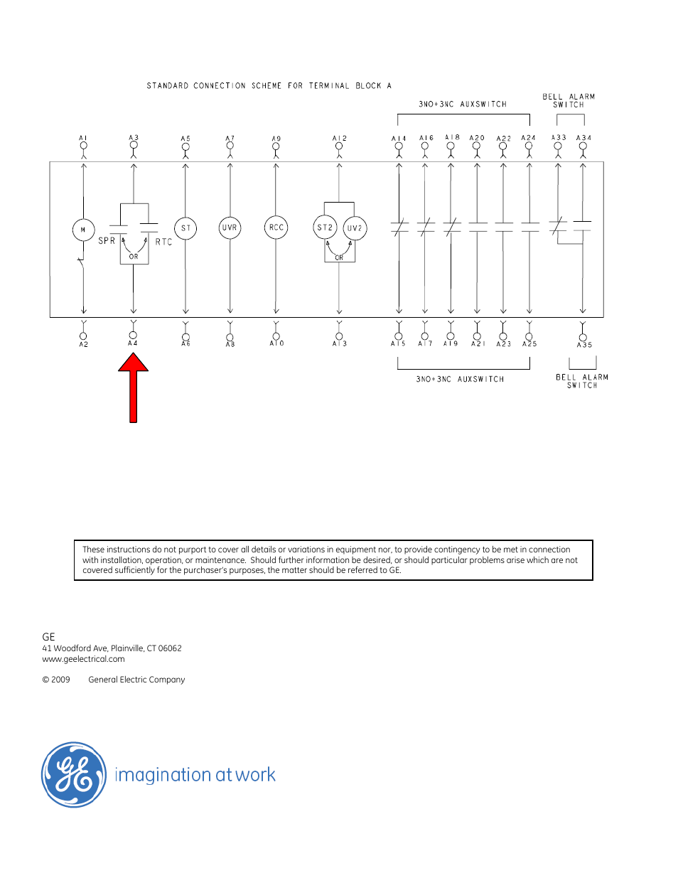 GE Industrial Solutions EntelliGuard G Spring charge Contact User Manual | Page 3 / 3