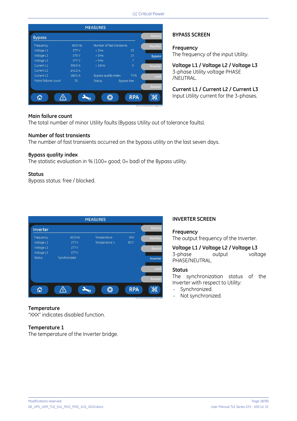 GE Industrial Solutions TLE Series 225-500 User Manual User Manual | Page 28 / 90