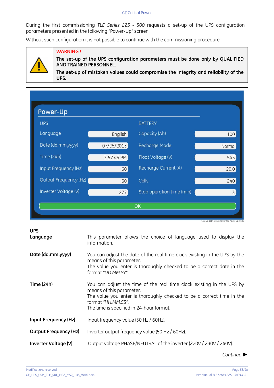 GE Industrial Solutions TLE Series 225-500 User Manual User Manual | Page 53 / 90