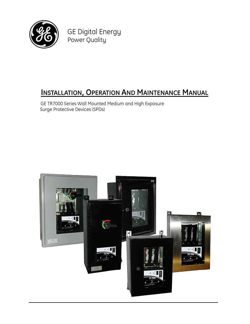 GE Industrial Solutions GE TR7000 Series User Manual | 17 pages
