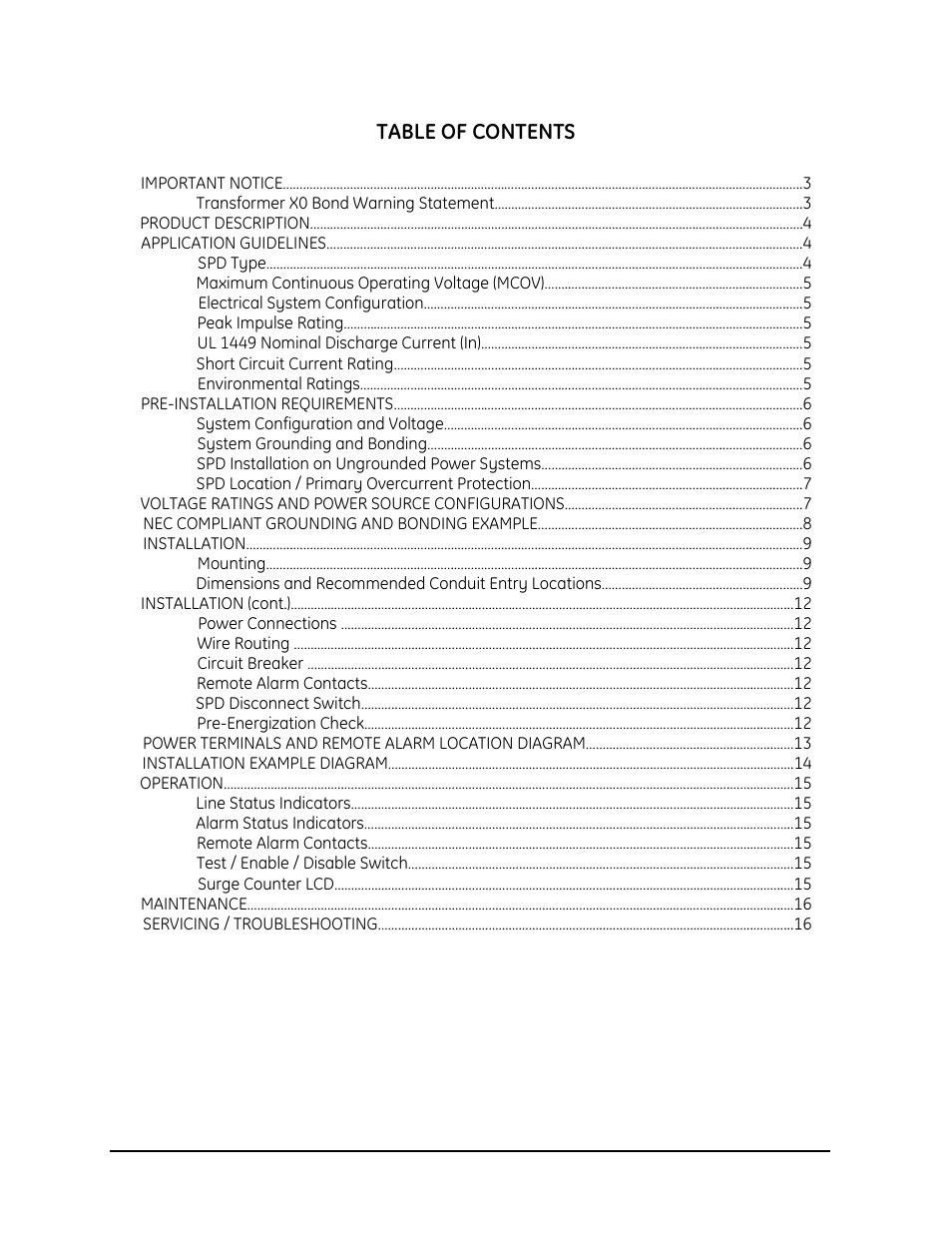 GE Industrial Solutions GE TR7000 Series User Manual | Page 2 / 17