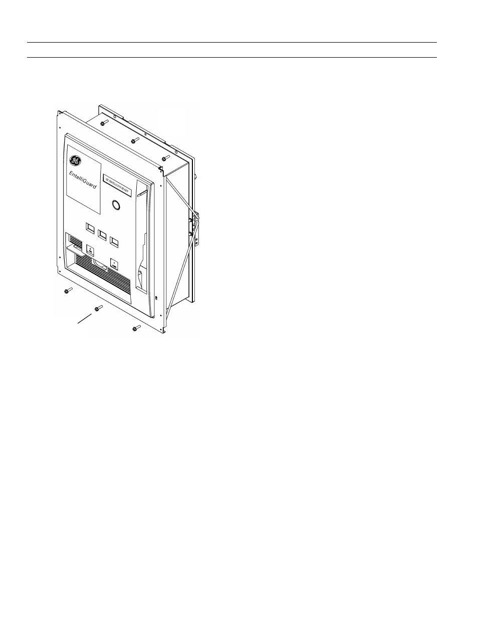 5 escutcheon, 6 charging handle | GE Industrial Solutions EntelliGuard 800–2000 A Frames, 240–600 Vac Maintenance Manual User Manual | Page 46 / 64