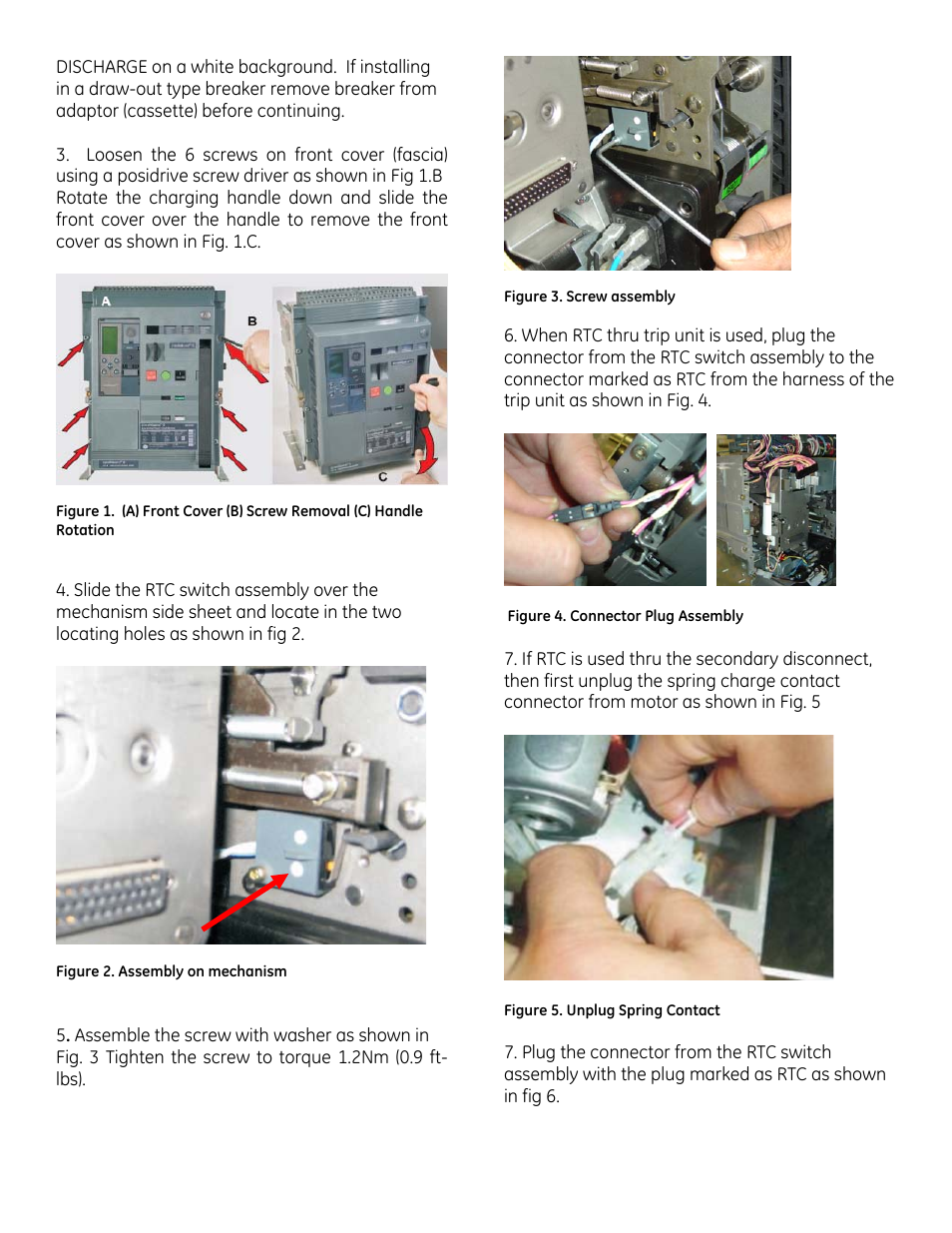 GE Industrial Solutions EntelliGuard G Ready To Close User Manual | Page 2 / 4