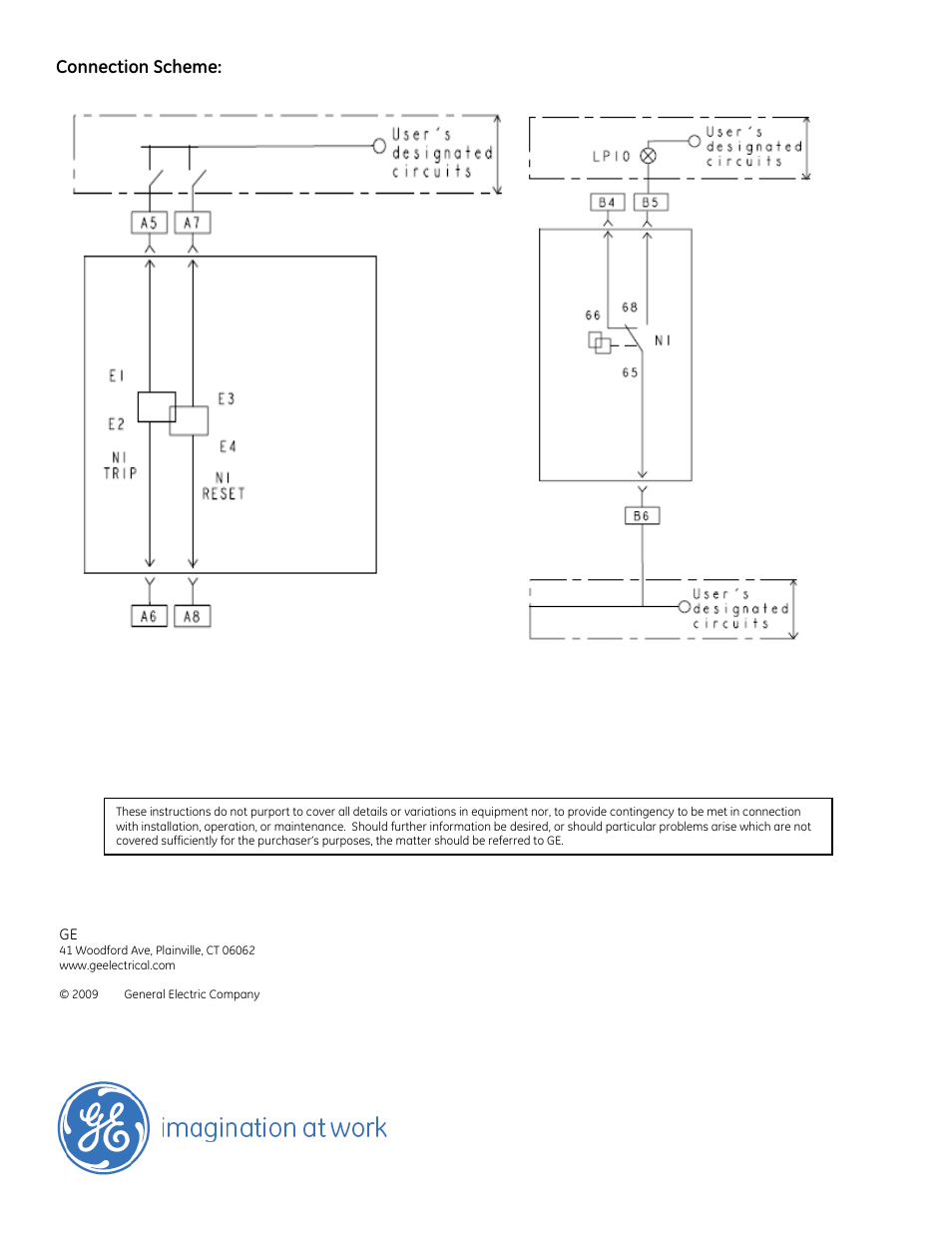 GE Industrial Solutions EntelliGuard G NETWORK INTERLOCK DEVICE User Manual | Page 3 / 3